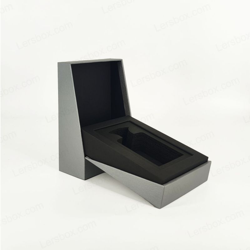 Luxury Gold Foil Perfume Box with EVA Foam Tray and Elegant Lid Base HP025