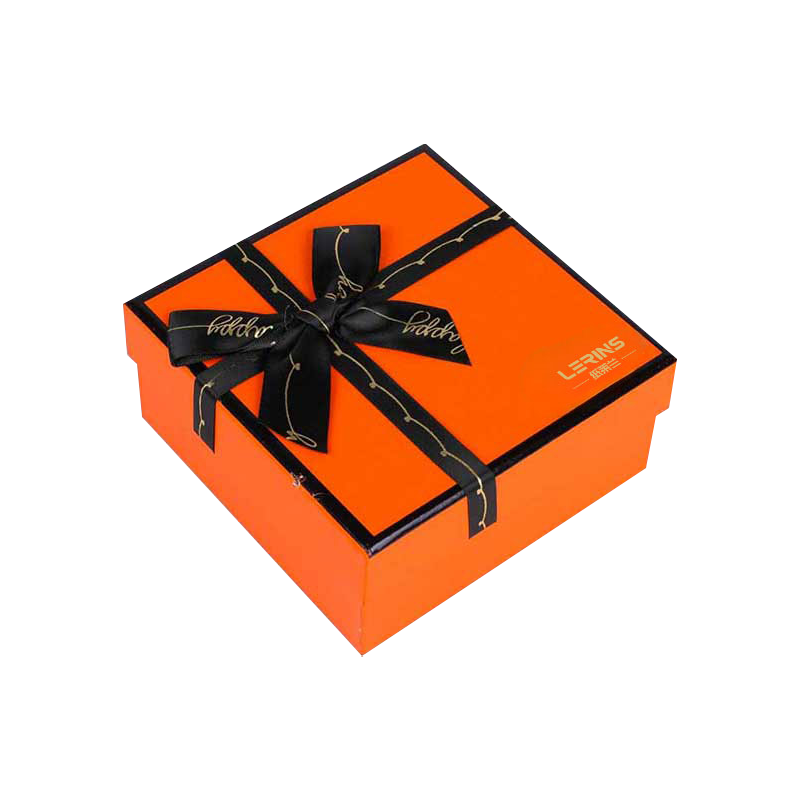 Orange Bow Clothing Packaging Box