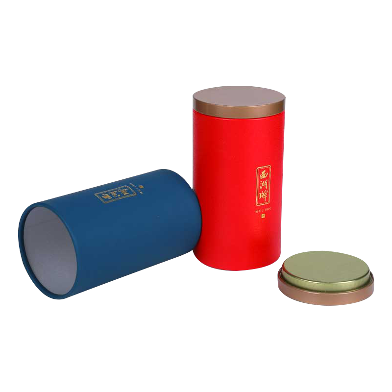 Simple Logo Paper Can For High-End Gift Packaging