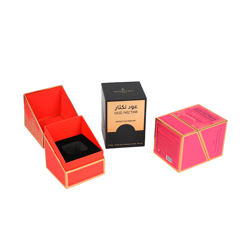 Customized EVA Inner Embossing Mystic Isle Perfume Box