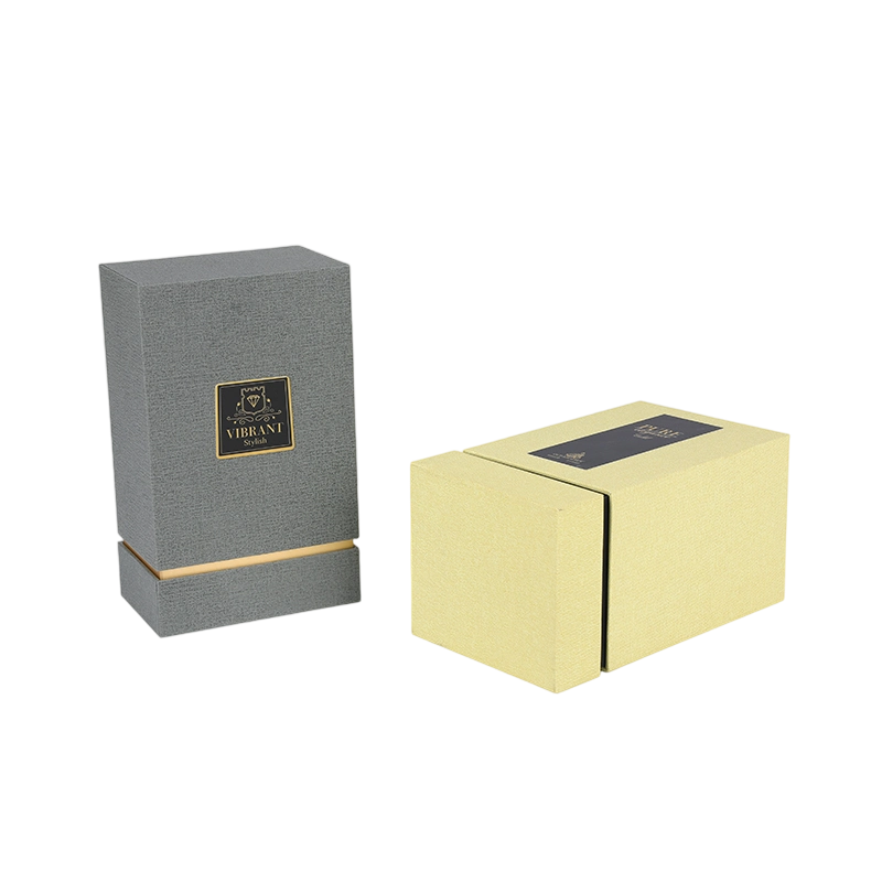 Gold Hot Stamping Customized Beach Stroll Perfume Box
