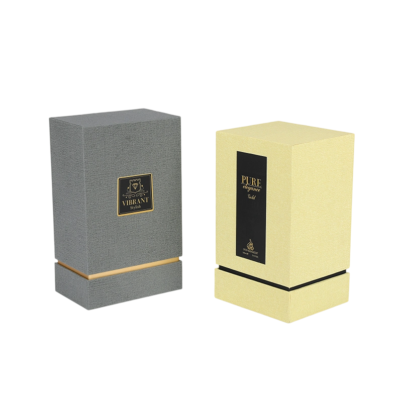 Gold Hot Stamping Customized Beach Stroll Perfume Box