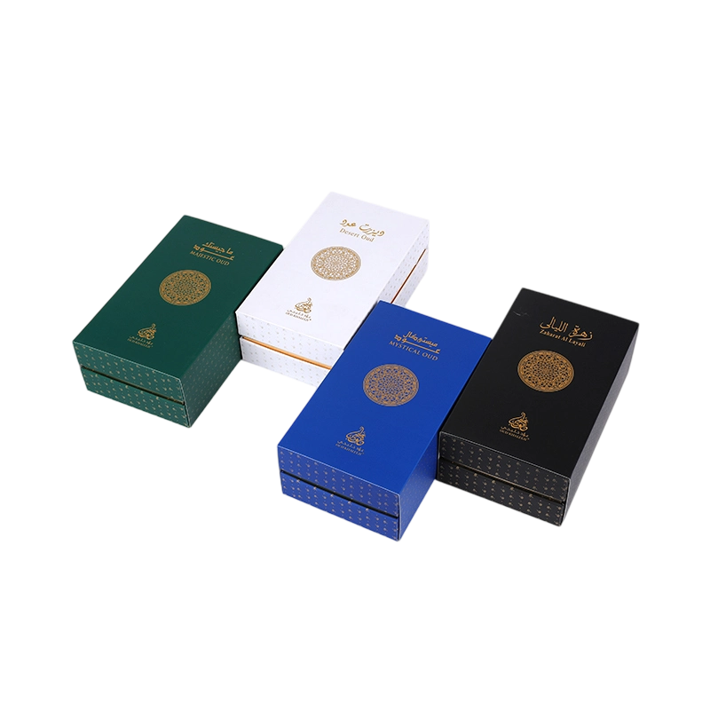Gold Hot Stamping EVA Inner Desert Charm Perfume Box