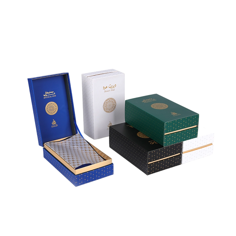 Gold Hot Stamping EVA Inner Desert Charm Perfume Box