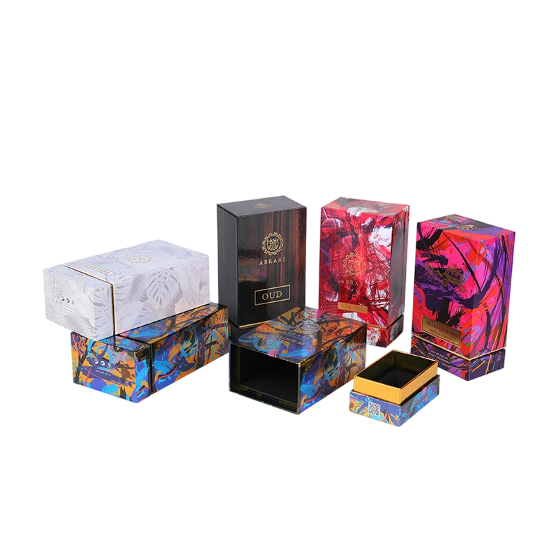 Embossing Gold Hot Stamping Golden Twilight Perfume Box
