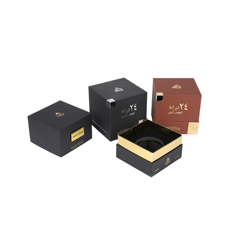 Gold Hot Stamping CMYK Printing Hidden Gem Perfume Box