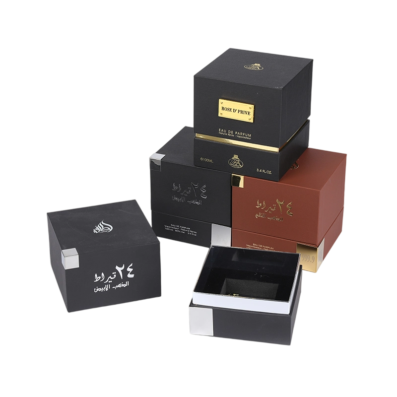 Gold Hot Stamping CMYK Printing Hidden Gem Perfume Box