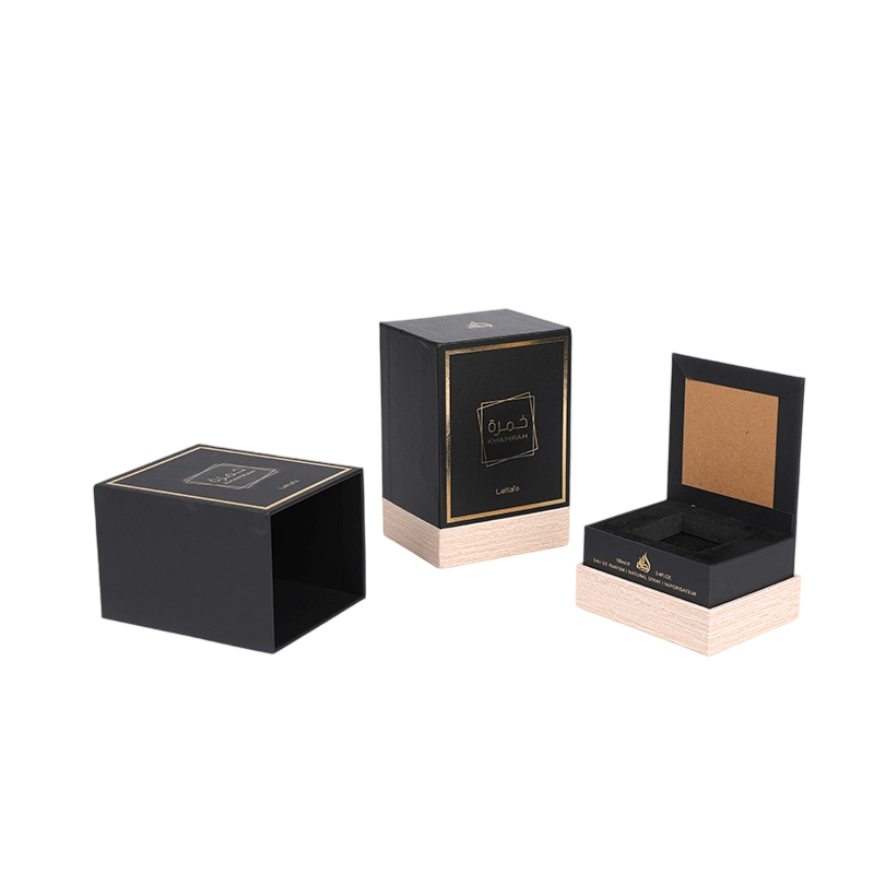 Gold Hot Stamping Graining Rose Nectar Perfume Box
