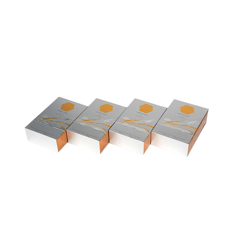 200GSM Special Paper With 2mm Grey Board Elegant Essence Perfume Box