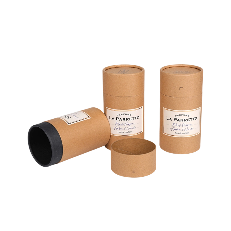 Golden Vault Packaging Tube with 4mm Grey Board Tube Box