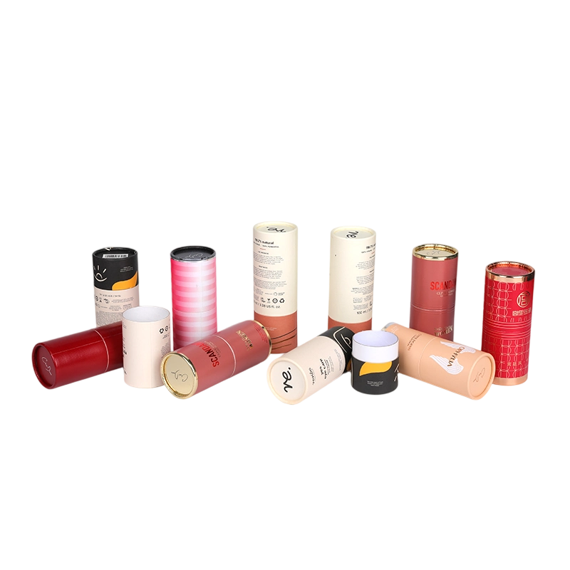 Delicate Shine Paper Can with CMYK Printing Tube Box