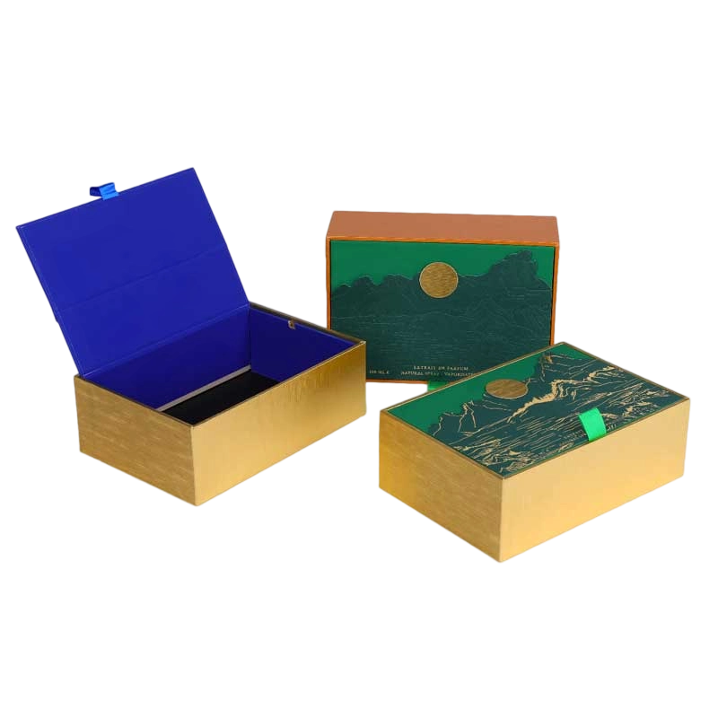 Folding Flip-Top Landscape Gift Box Perfume Box