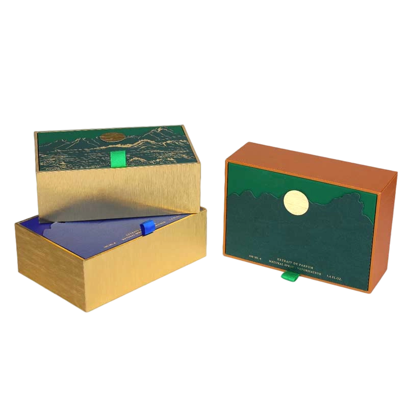Folding Flip-Top Landscape Gift Box Perfume Box