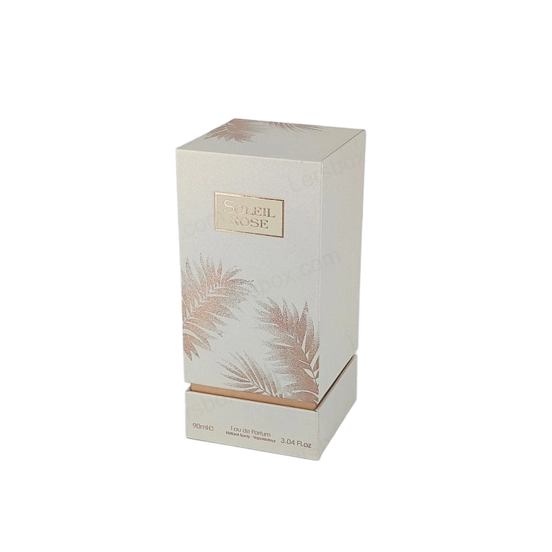 Handcrafted Perfume Gift Box with Gold Foil Branding and EVA Foam Cushion HP003 Perfume Box