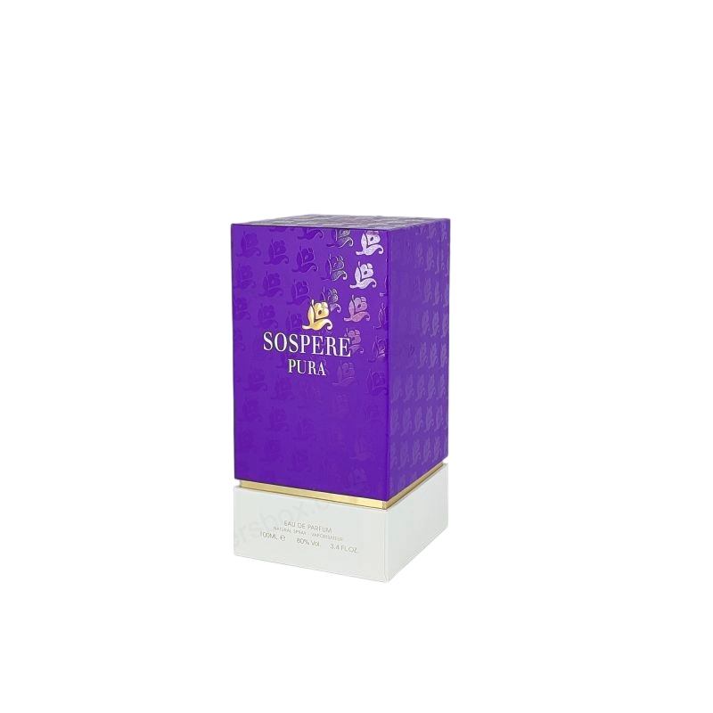 Premium Rigid Perfume Box with Gold Foil Logo and Handmade EVA Tray HP006