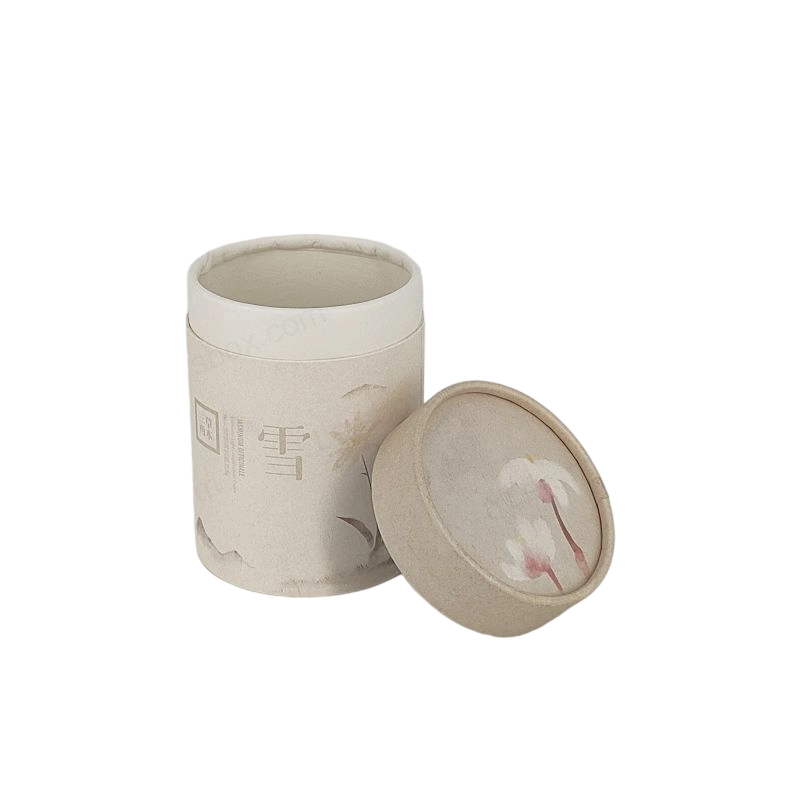 Versatile Paper Tube Box for Secure Enclosures, Custom Branding, and Sustainable Packaging Solutions HT004