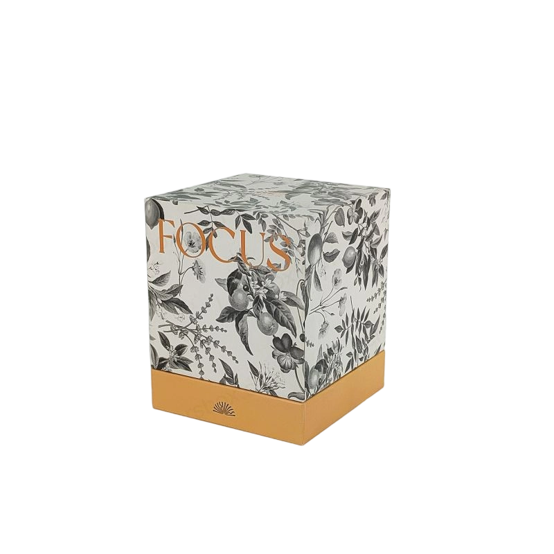 Embossed Gold Foil Perfume Gift Box with Rigid Structure and EVA Tray HP009
