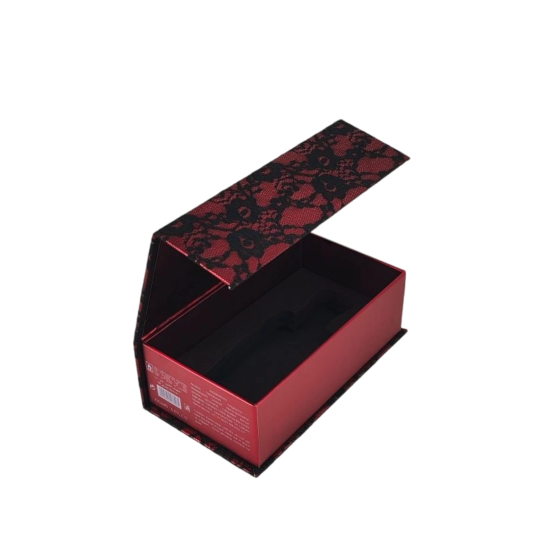 Handmade Gold Foil Perfume Box with EVA Tray and Sturdy Rigid Construction HP015