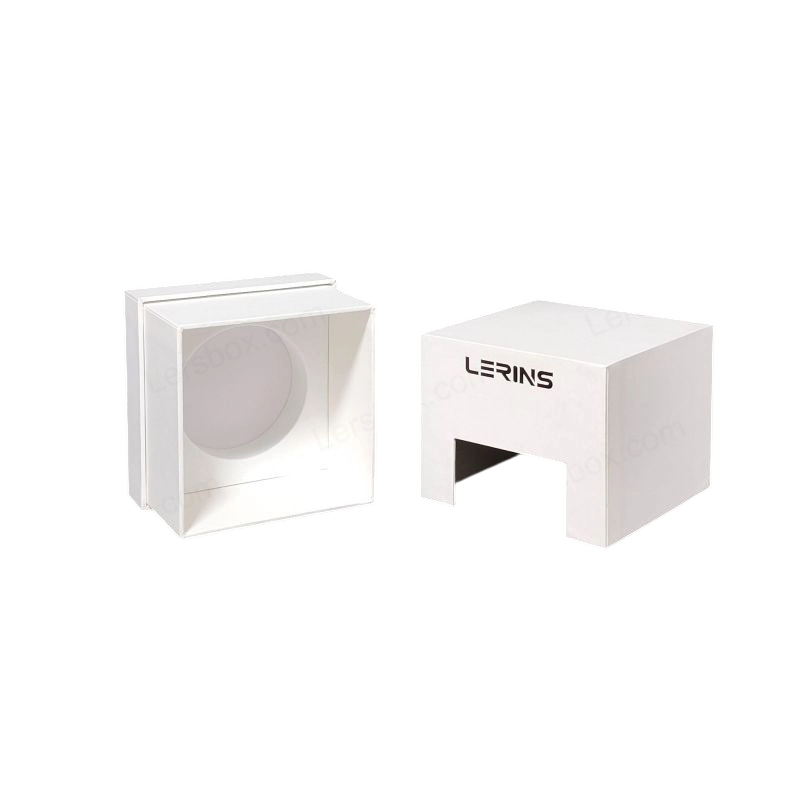 Gold Foil Perfume Box with Rigid Lid and Base, and EVA Lining for Extra Protection HP013