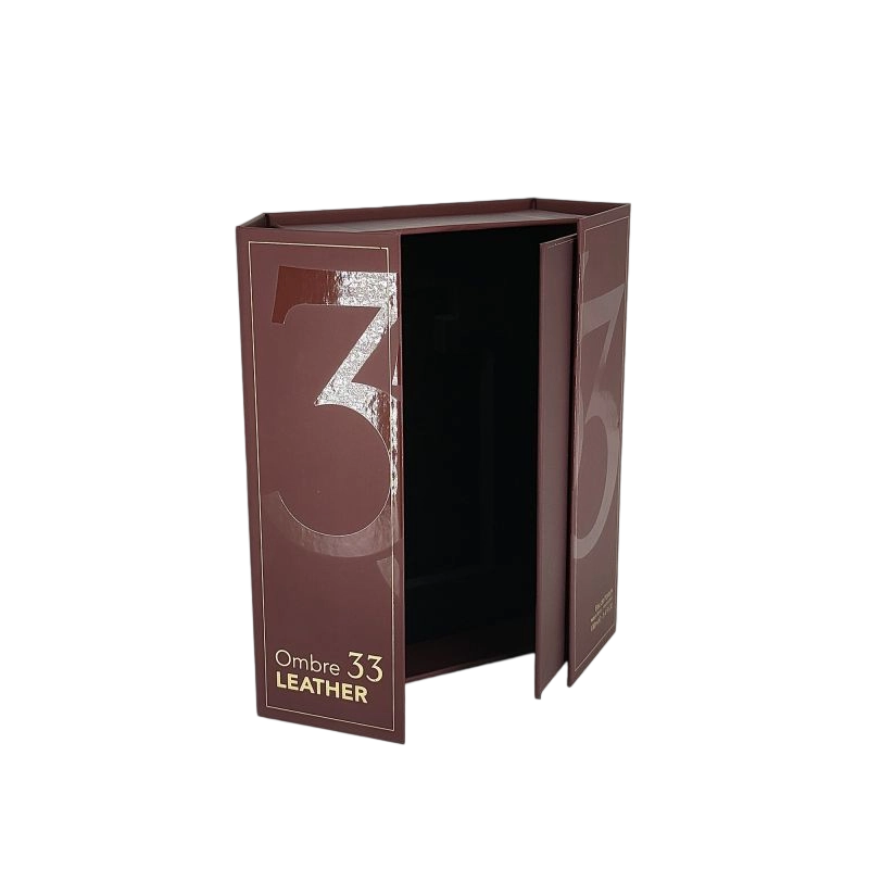 Handmade Gold Foil Perfume Box with EVA Tray and Sturdy Rigid Construction HP015