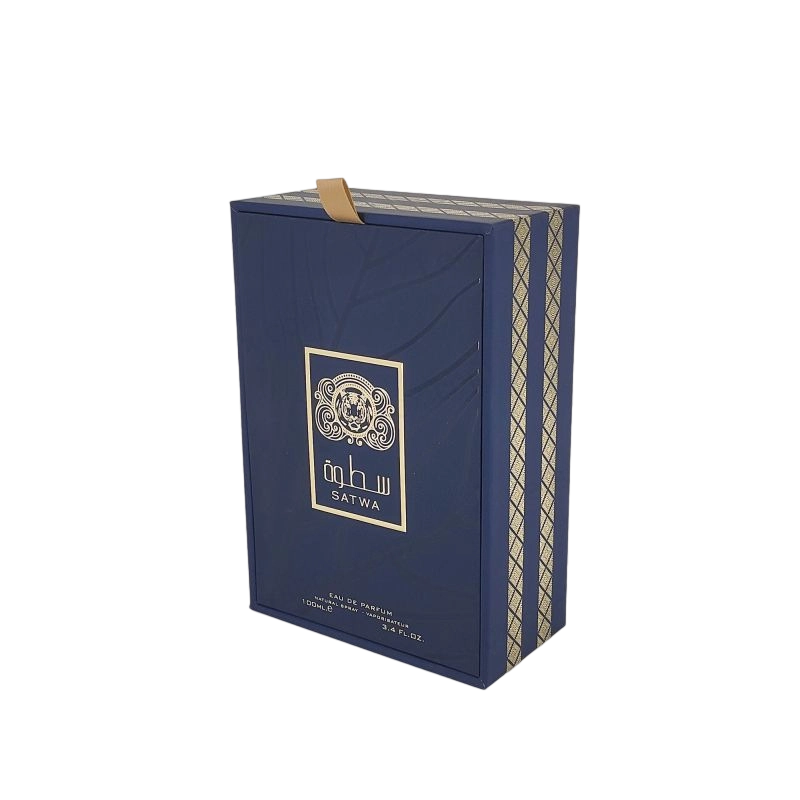 Luxury Perfume Box with Custom Gold Foil Embossing and EVA Tray for Added Protection HP018