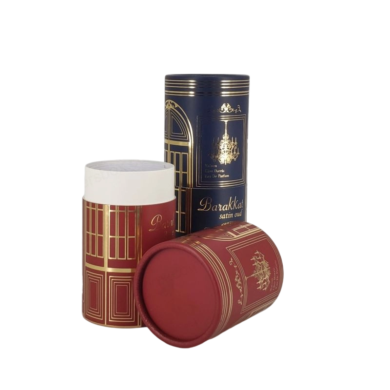 Affordable Custom Printed Paper Tube Boxes for Secure Packaging and Creative Presentation Options HT011
