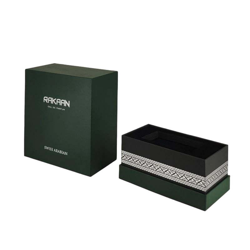 Exclusive Gold Foil Perfume Packaging with EVA Tray and Rigid Structure HP024