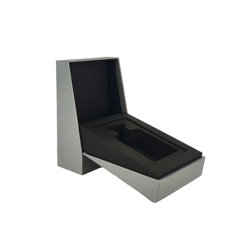 Luxury Gold Foil Perfume Box with EVA Foam Tray and Elegant Lid Base HP025