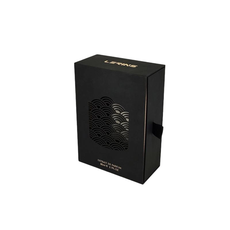 Premium Perfume Box with Custom Gold Foil, EVA Tray, and Rigid Lid for Protection HP033