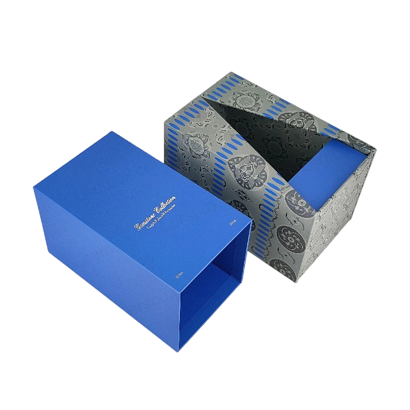 Premium Gold Foil Perfume Box with EVA Foam Tray and Sturdy Lid and Base Design HP029
