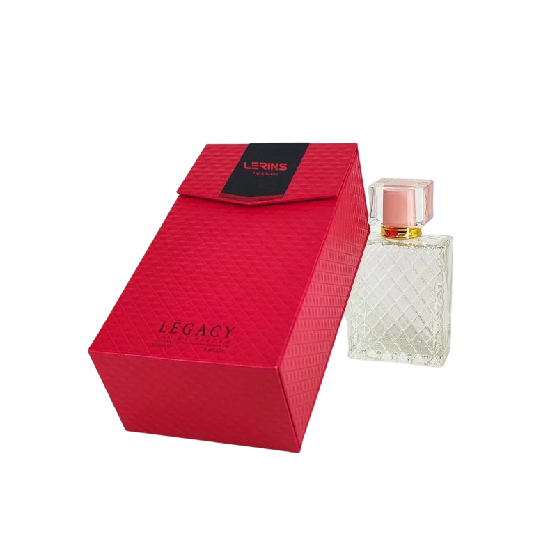 Handcrafted Gold Foil Perfume Gift Box with EVA Foam Insert and Rigid Construction HP032 Perfume Box