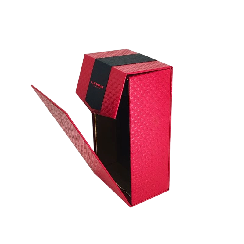 Handcrafted Gold Foil Perfume Gift Box with EVA Foam Insert and Rigid Construction HP032 Perfume Box