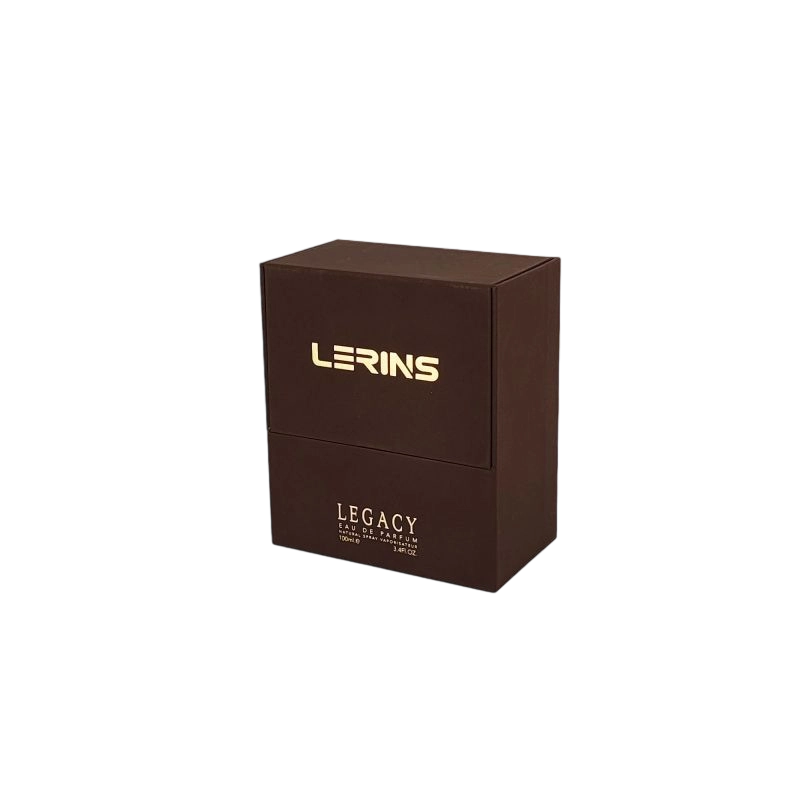 Luxury Perfume Packaging with Gold Foil Detail, EVA Tray, and Sturdy Rigid Structure HP035