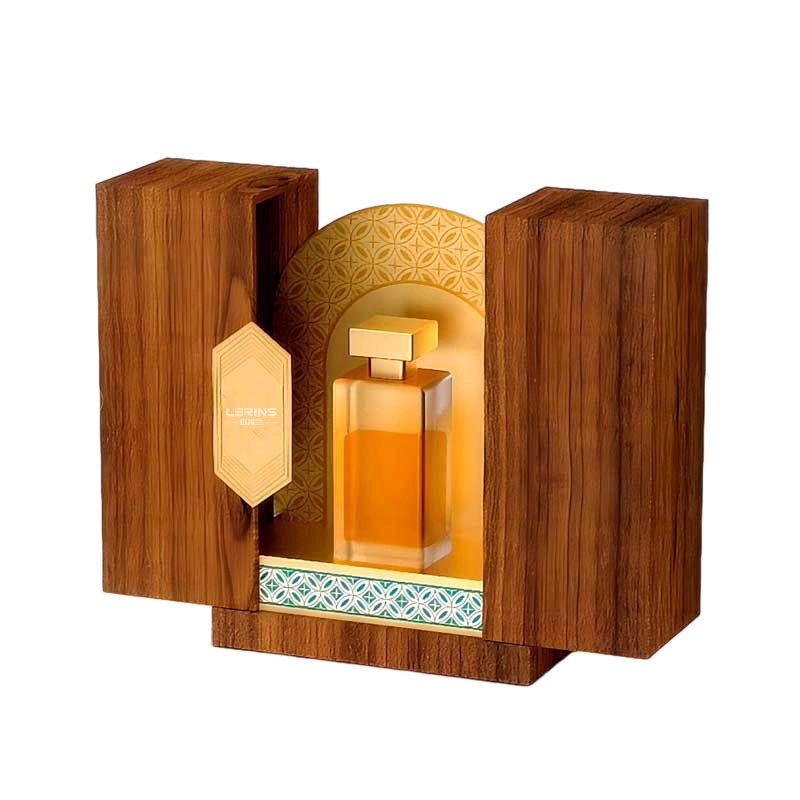 Imitation Wood Grain Retro Perfume Box
